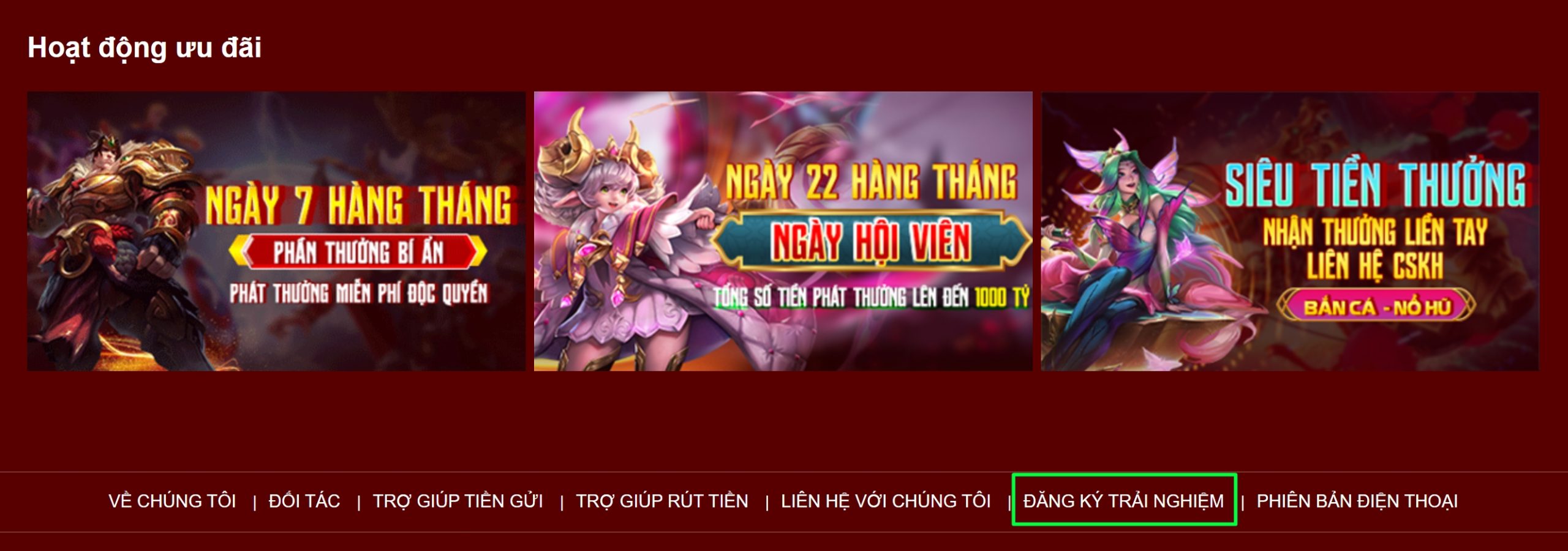 Lợi ích khi đăng ký 77win